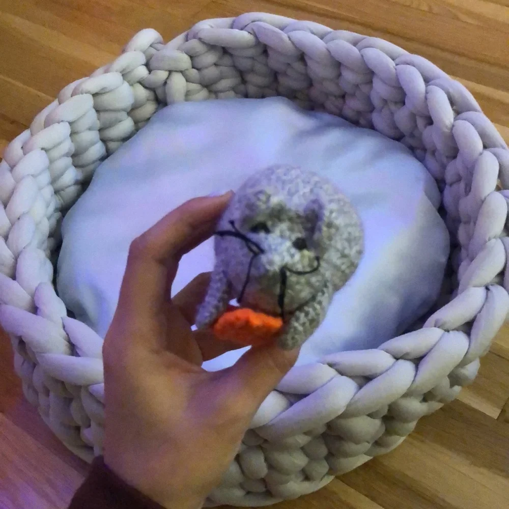 Handmade cat bed